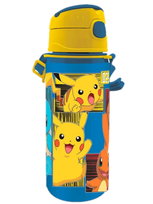 Kids Licensing Bidon butelka dziecięca ze słomką Pokemon Pikachu 600 ml