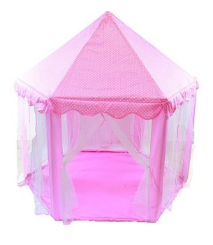 KidsToys, namiot dla dzieci Zamek, różowy - KidsToys