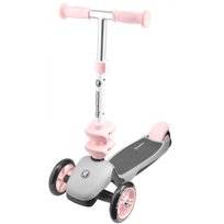 Kidz Motion, Hulajnoga balansowa 3-kołowa, Hyper 3w1, różowy, 49-69 cm