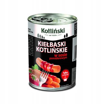 Kiełbaski w puszce Kotliński 390 g - Kotliński
