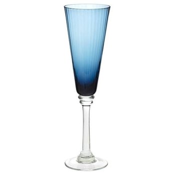 Kieliszek do szampana  VASCO  210 ml : Kolor - Niebieski - MIA home