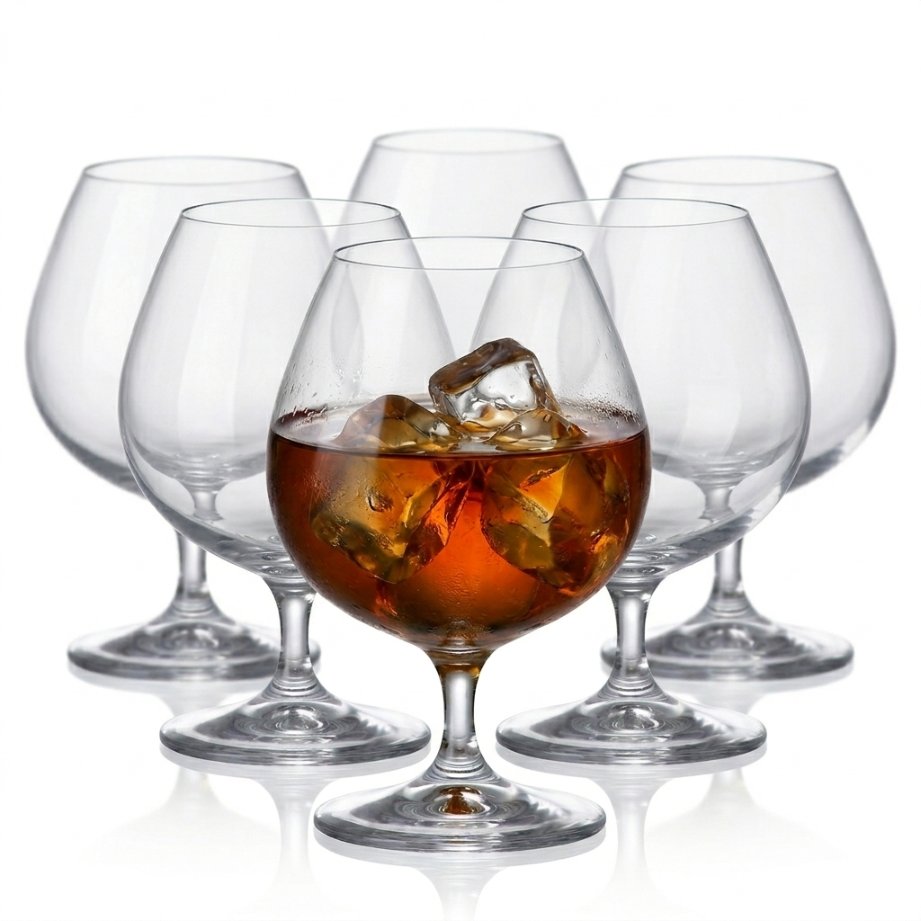 BOHEMIA Kieliszki Do Brandy Koniaku Colibri 400 Ml X 6 Szt