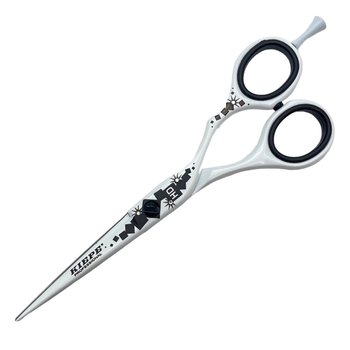 KIEPE Nożyczki fryzjerskie HD Białe 5,5"" - 2437-2-5.5"" WHITE - Kiepe Professional