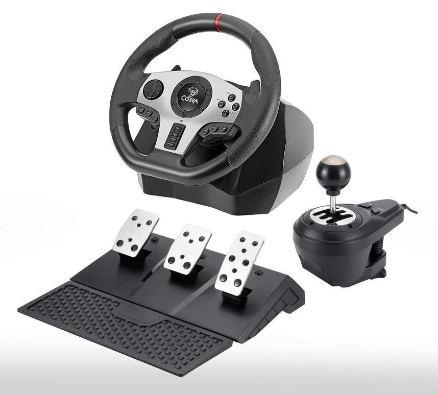 Xbox Pro Rally Kierownica Cobra GT900 Pro Rally z pedałami do PS4, PS3, Xbox One, Xbox ...