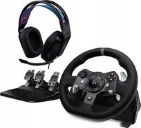 Kierownica Gamingowa Logitech G920 + Słuchawki G335 Czarne Inny producent