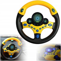 KIEROWNICA INTERAKTYWNA EDUKACYJNA ŚWIATŁA DŹWIĘKI POLICJI STRAŻY KARETKI