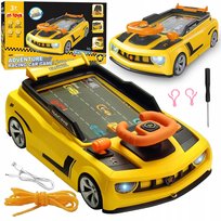 KIEROWNICA KONSOLA SYMULATOR JAZDY TRASA AUTO INTERAKTYWNY TOR SAMOCHODOWY