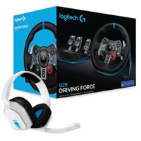 Kierownica Logitech G29 Driving Force PS5-PS4-PS3-PC -Oficjalna licencja- (+słuchawki A10)