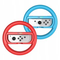 Kierownica + Uchwyt 2w1 Do Nintendo Switch Oled I Nintendo Switch / Czerwony I Niebieski JYS