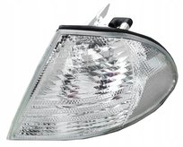 KIERUNKOWSKAZ MIGACZ LEWY DO BMW 3 E46 98-01 BIAŁY