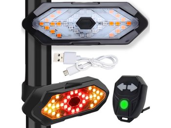 Kierunkowskazy Rowerowe Sygnalizacja Tył Led Pilot Oświetlenie Migacz - PrzydaSie.pl