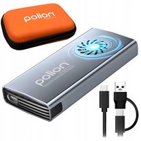 Kieszeń z wentylatorem POLION na dysk M.2 NVME SSD USB-C 3.2 10Gbps