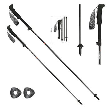 Kije Trekkingowe Gabel Ibex Carbon Xts 105-120 Cm - Gabel