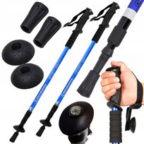 Kijki Nordic Walking Kije Trekkingowe Zestaw 2Szt Składane Wygodne