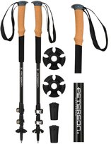 Kijki trekkingowe Peterson regulowane lekkie kijki nordic walking składane, czarny
