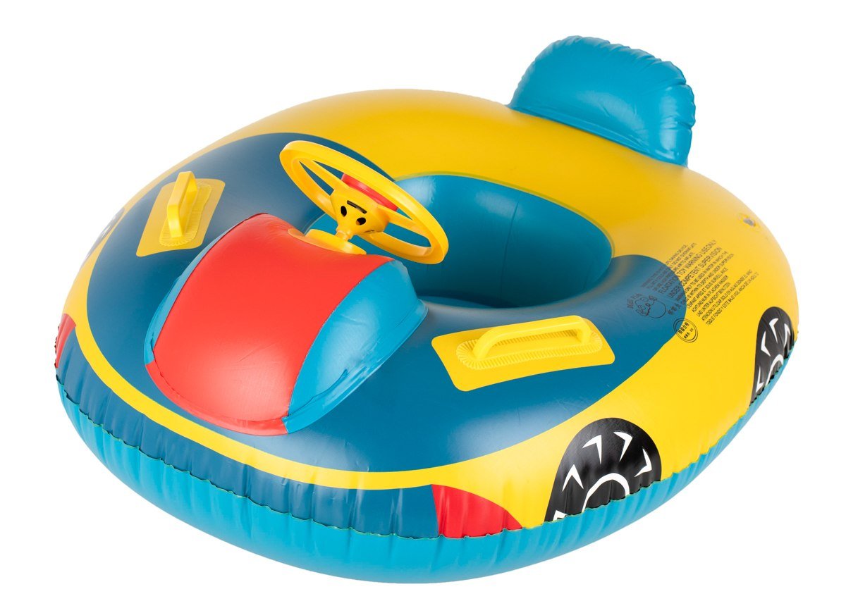 Zdjęcia - Zabawka do kąpieli K&K KIK, dmuchany pontonik dla dzieci z kierownicą 