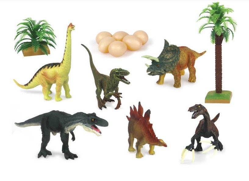 Фото - Лялька KIK, figurki kolekcjonerskie Dinozaury, zestaw