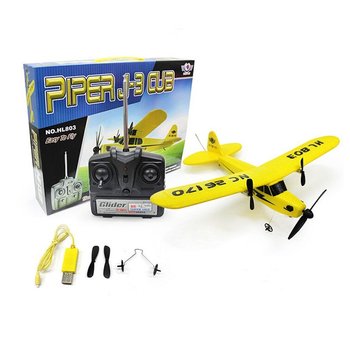 KIK, samolot zdalnie sterowany RC HL803 Piper 2CH 150m