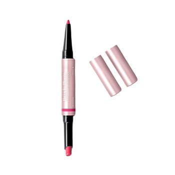 KIKO Milano, Days In Bloom 2-In-1 Vibrant Lipstick&Pencil, Pomadka i konturówka do ust o intensywnym satynowym wykończeniu, 06 Pink Life 1g - KIKO Milano