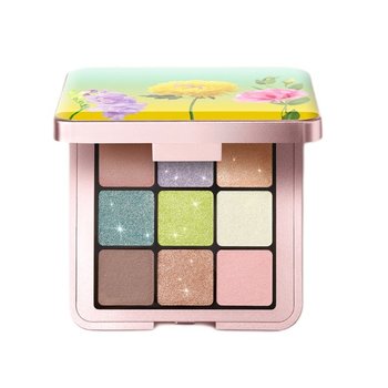 KIKO Milano, Days In Bloom Multi-Faceted Eyeshadow Palette, Paleta cieni do powiek o różnych wykończeniach, 02 Green Serenade 14g - KIKO Milano