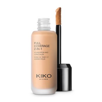 KIKO Milano, Full Coverage 2-In-1 Foundation & Concealer mocno kryjący podkład i korektor 2 w 1, WB60 Warm Beige, 25ml - KIKO Milano
