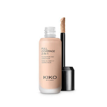 KIKO Milano, Full Coverage 2-in-1 Foundation & Concealer, Mocno Kryjący Podkład I Korektor 2w1, Cr05 Cold Rose 05 , 25ml - KIKO Milano