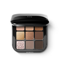 KIKO Milano, Glamour Multi Finish Eyeshadow Palette paleta 9 cieni do powiek o różnym wykończeniu 01 Earth Tones