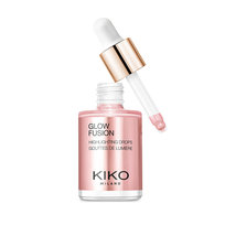 KIKO Milano, Glow Fusion Highlighting Drops metaliczny rozświetlacz do twarzy w płynie 01 Platinum Rose 9.5ml