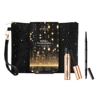 KIKO Milano, Holiday Wonderlights Stayglam Black Duo Eyes Gift Set zestaw panoramiczny tusz do rzęs zwiększający objętość 12ml + kredka do oczu 0.35g - KIKO Milano