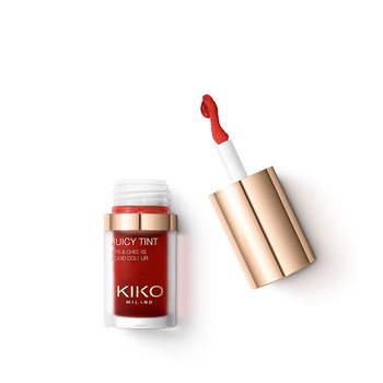 KIKO Milano, Juicy Tint Lips & Cheeks Liquid Colour Pomadka Do Ust I Róż Do Policzków, 2w1 01 Versatile Red , 5ml - KIKO Milano
