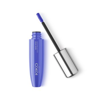KIKO Milano, Maxi Mod Colour Mascara kolorowy tusz do rzęs z małym aplikatorem dla maksymalnej objętości, 01 Electric Blue, 12ml - KIKO Milano