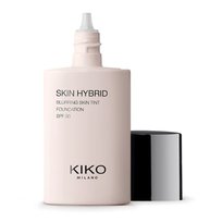 KIKO Milano, Skin Hybrid Blurring Skin Tint Foundation, upiększający fluid do twarzy z filtrem SPF30, 02 Ivory, 30ml