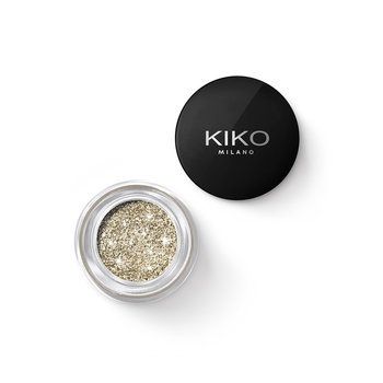 Kiko Milano, Stardust Eyeshadow, Żelowy cień do powiek z biodegradowalnym brokatem 02 True Gold, 3.5 g  - KIKO Milano