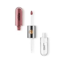 KIKO Milano, Unlimited Double Touch dwuetapowa płynna pomadka do ust 121 Dark Rosy Chestnut 6ml