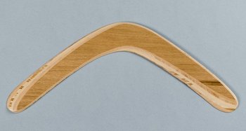 Killer Dąb duży i ciężki drewniany bumerang powracający - praworęczny - Łowca Bumerangów