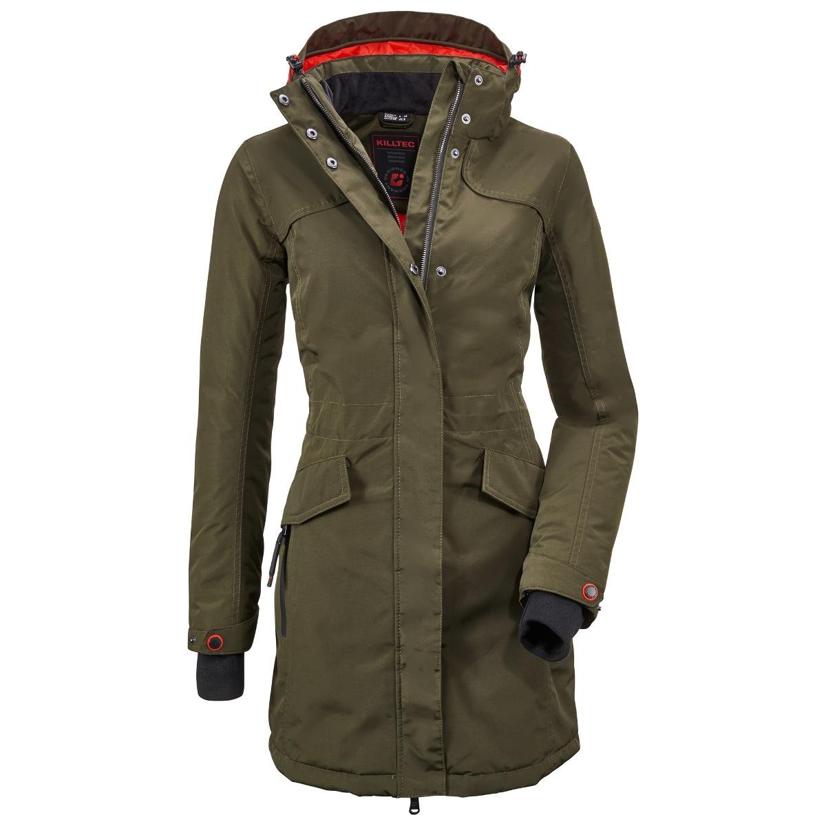 Killtec Women's Functionele Parka/parka Met Afritsbare Capuchon