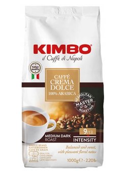 KIMBO CAFFE CREMA DOLCE 1KG - KAWA ZIARNISTA - Kimbo