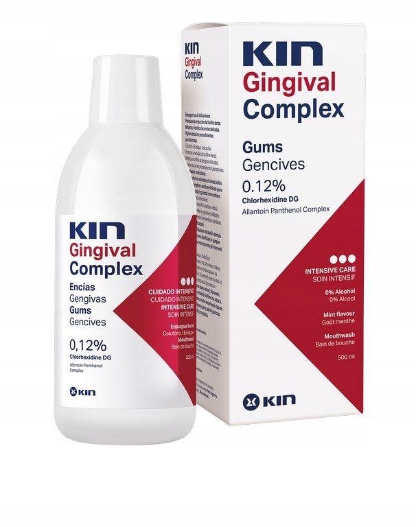 KIN Gingival Complex Płyn z chlorheksydyną 500 ml | Sklep EMPIK.COM