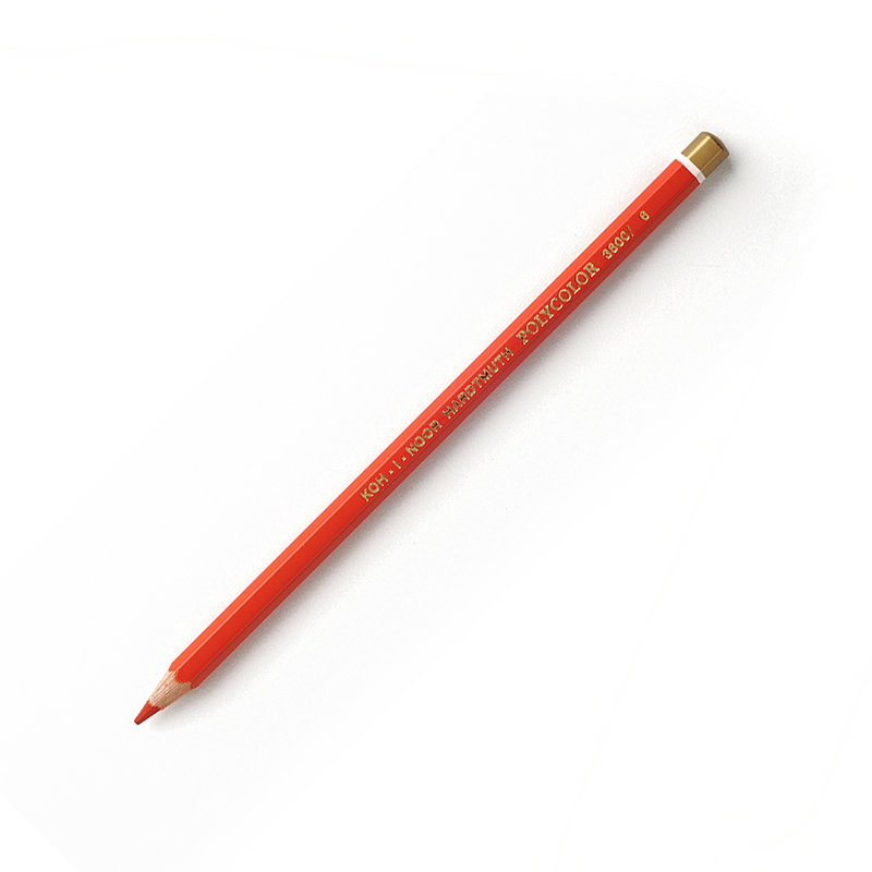 KIN KREDKA POLYCOLOR 3800 - 06 VERMILION RED - Koh-I-Noor | Sklep EMPIK.COM