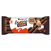 Kinder Bueno Dark Wafel pokryty ciemną czekoladą z nadzieniem 43 g (2 sztuki) Inna marka