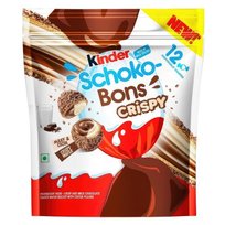 Kinder Schoko Bons Crispy chrupiące czekoladki mleczno - kakaowe 67,2 g Kinder