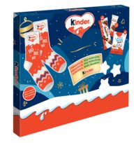 Kinder - zestaw słodyczy ze skarpetkami 179 g