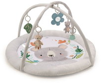 Kinderkraft COZYPLAY - miękka mata edukacyjna z zabawkami | Grey