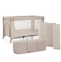 KINDERKRAFT Łóżeczko turystyczne 2w1 JOY 2 beżowy