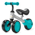 Kinderkraft, rowerek biegowy pchacz Cutie, turkusowy, regulowany, od 1 roku - Kinderkraft
