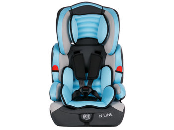 Kindersafety, Fotelik samochodowy, Sabelt, Niebieski, 9-36 kg, 3w1 - Kindersafety
