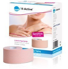 Kinesiology Tape Gentle kinesiotaping K-Active (dla wrażliwej skóry) 5m - K-Active