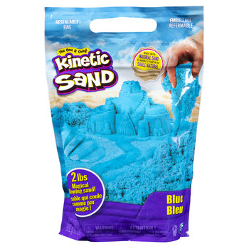 Kinetic Sand - kolorowy piasek kinetyczny (2lb/90g) Niebieski - Kinetic Sand
