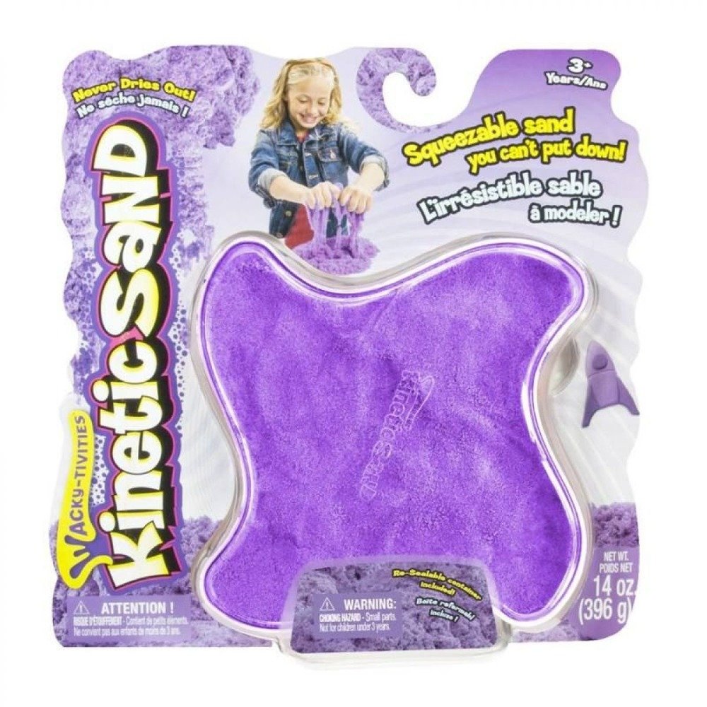 Kinetic Sand, Neonowy piasek w pudełku, 396 g