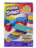 Kinetic Sand, piasek kinetyczny Zestaw Tęczowych narzędzi - Spin Master